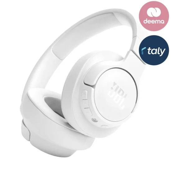 JBL Tune 720BT Wireless Over-Ear Headphones - White
